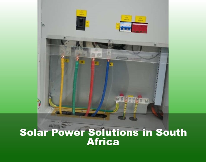 Solar Power Solutions in South Africa